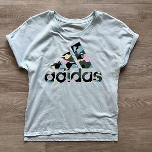 Adidas Girl's Short Sleeve-Size M (10-12)